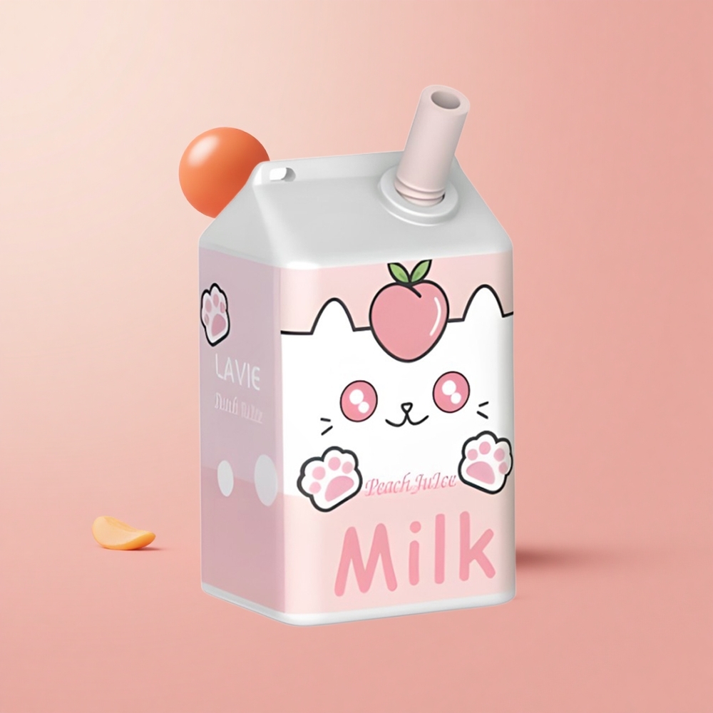 Праскова комбинация LAVIE Milk 7000 Пуфове 16ML Bulgaria vape wholesale