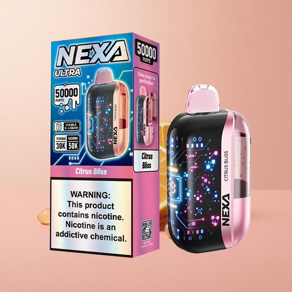 Цитрусов Блис NEXA Ultra 50 000 пуфове 20мл Bulgaria vape wholesale