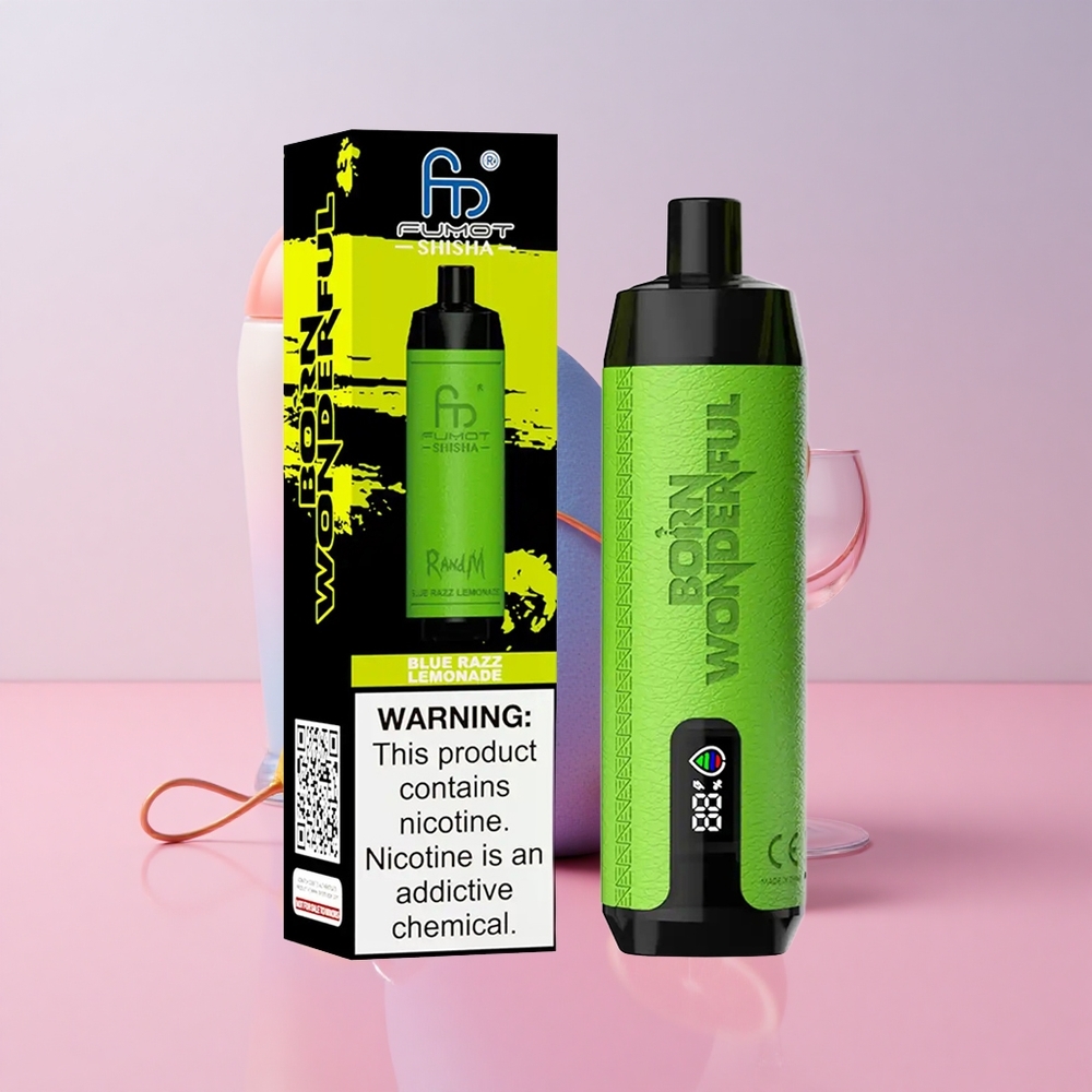 Синьо малинов лимонада RandM Fumot Shisha 10000 пуфове 850 mAh Bulgaria vape wholesale