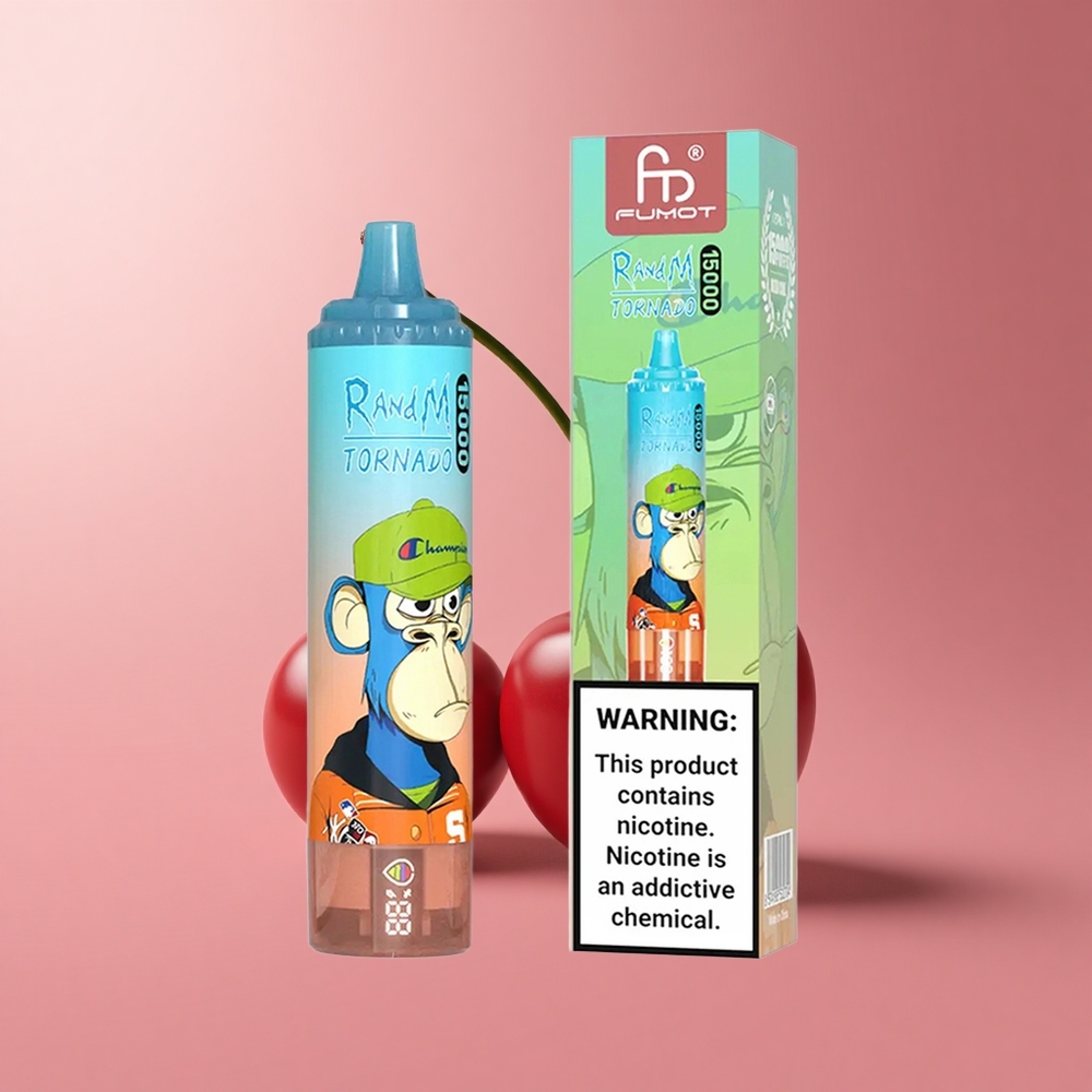 Черешов Кола RandM Fumot Торнадо 15000 Пъфове Mesh Coil Bulgaria vape wholesale