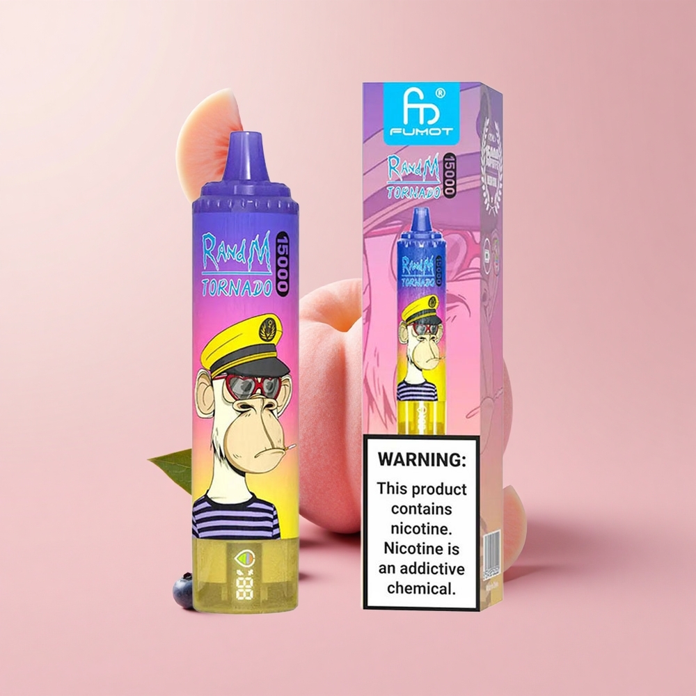 Праскова Гроздова RandM Fumot Торнадо 15000 Пуфове Mesh Coil Bulgaria vape wholesale