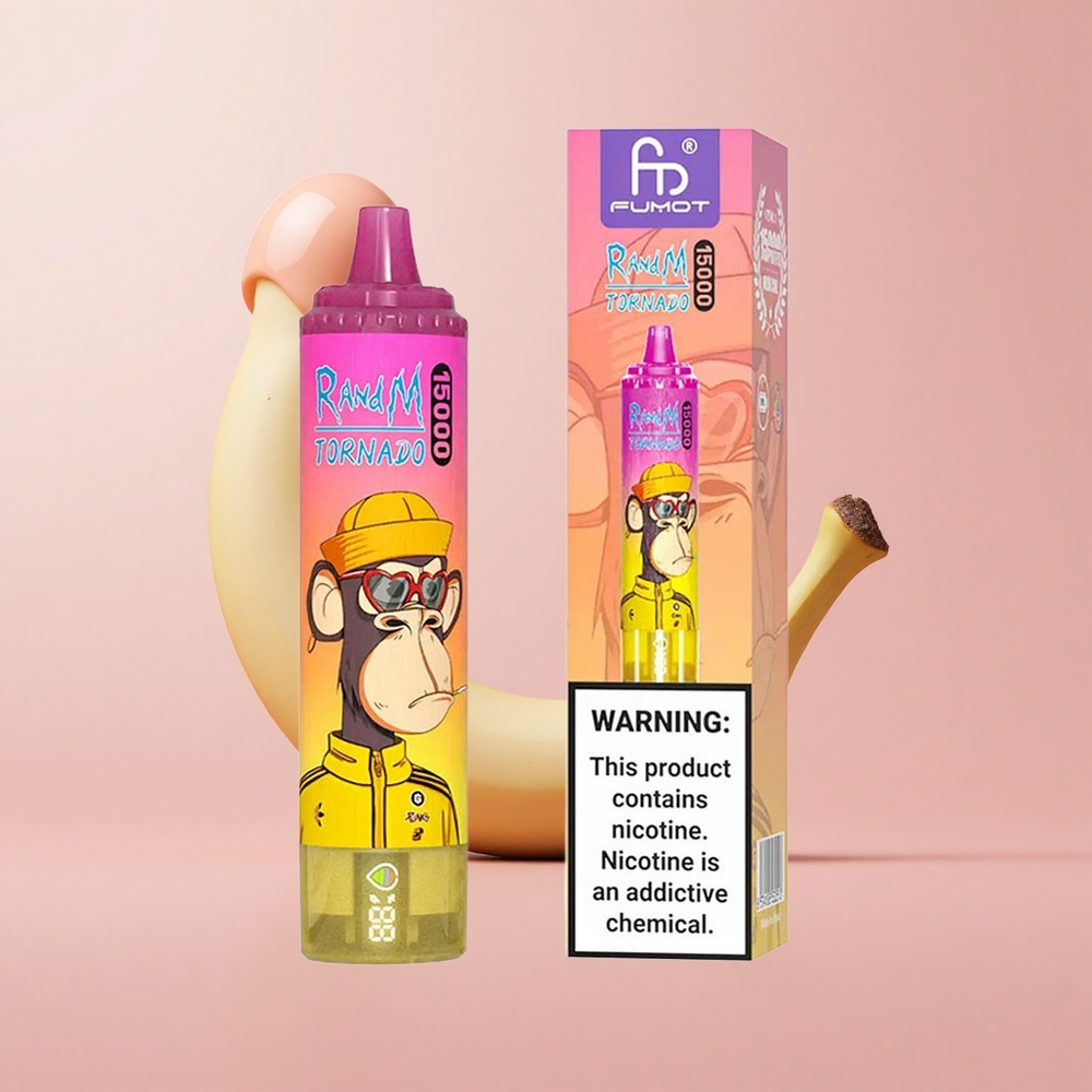 Банан Лед RandM Fumot Tornado 15000 Въздушни затягания Mesh Coil Bulgaria vape wholesale