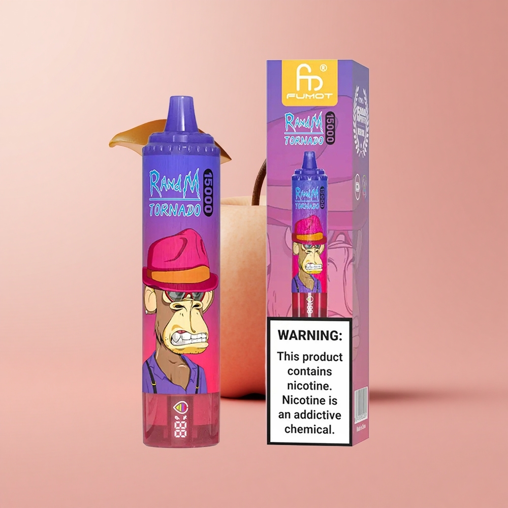 Кисела Ябълка RandM Fumot Tornado 15000 Въздухоизпарения Mesh Coil Bulgaria vape wholesale