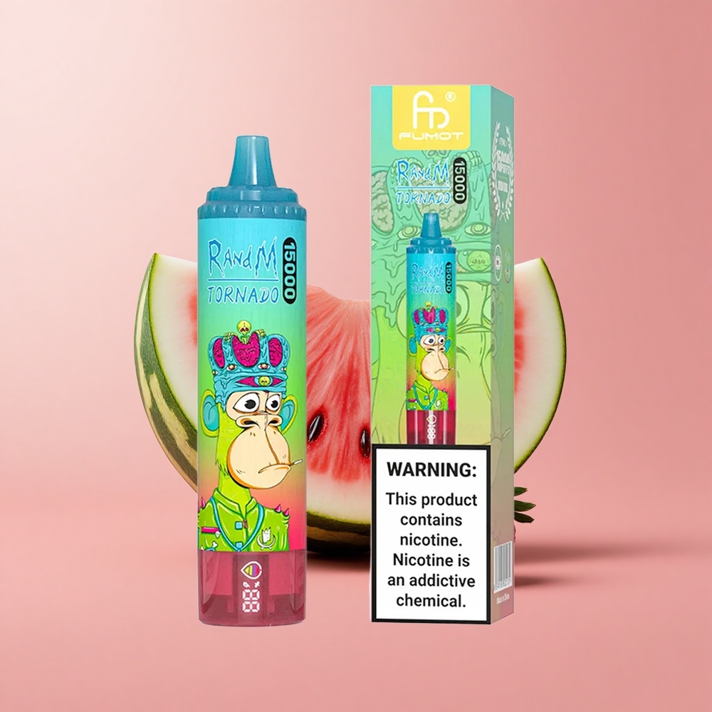 Ягода Диня RandM Fumot Tornado 15000 Въздушни залъци Mesh Coil Bulgaria vape wholesale