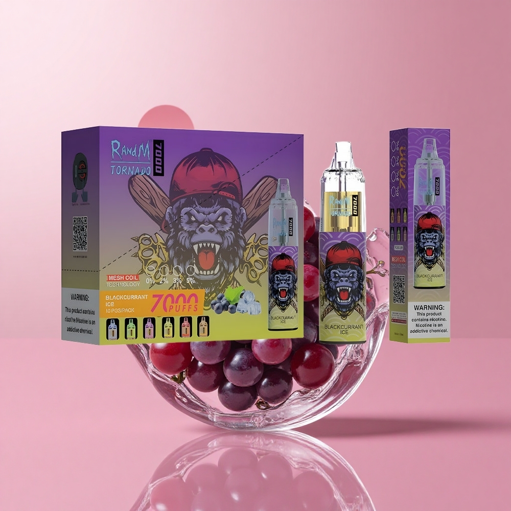 Боровинков лед RandM Fumot Tornado 7000 затяжки Bulgaria vape wholesale