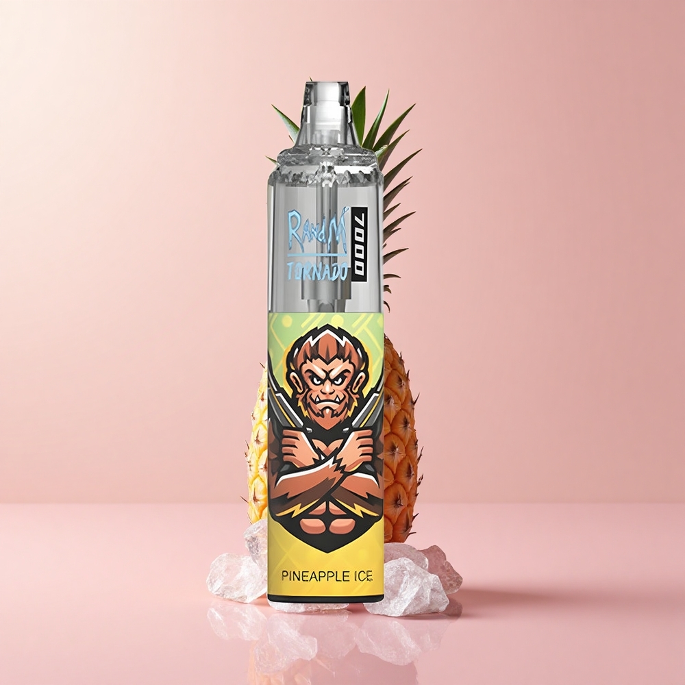 Ананас лед RandM Fumot Tornado 7000 пуфове мрежов коил Bulgaria vape wholesale