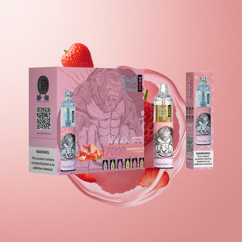 Ягодов лед RandM Fumot Tornado 7000 пуфове Мрежов Coil Bulgaria vape wholesale