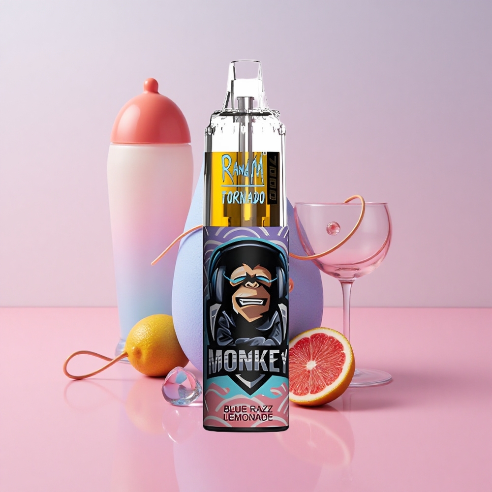 Синьо малинов лимонада RandM Fumot Tornado 7000 пуфове Mesh Coil Bulgaria vape wholesale