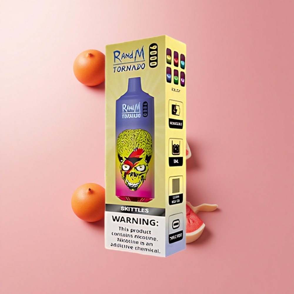 Скитълс RandM Fumot Торнадо 9000 пуфове RGB Bulgaria vape wholesale
