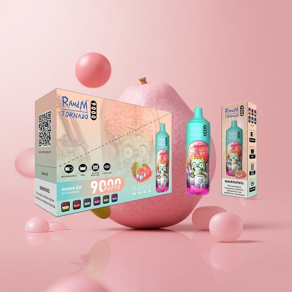 Гуава Лед RandM Fumot Tornado 9000 Пуфове 18 мл Bulgaria vape wholesale