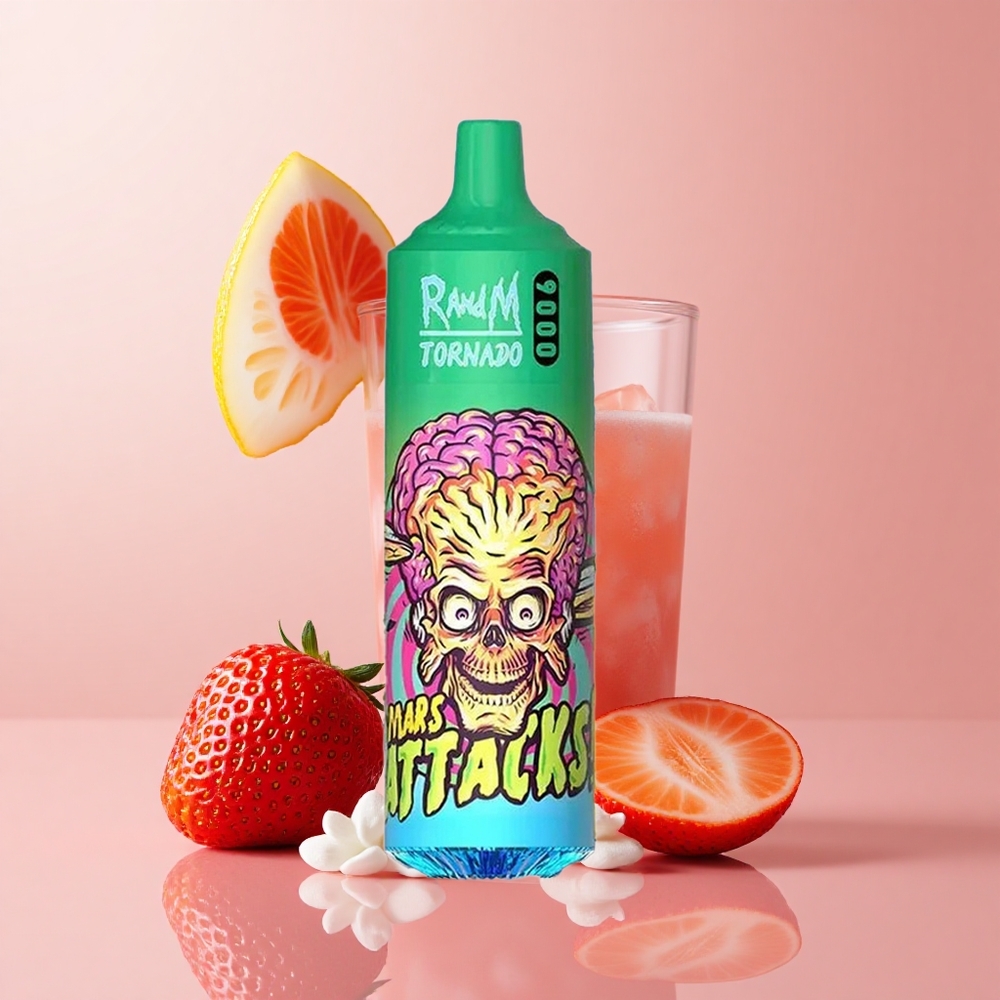 Ягода лимоновада RandM Fumot Tornado 9000 Пуфове 18 mL Bulgaria vape wholesale