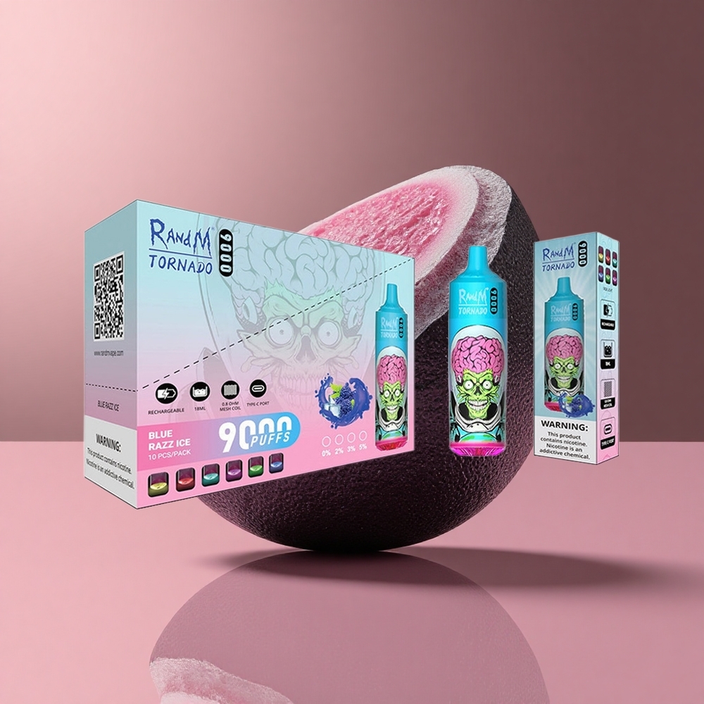 Черен Дракон Лед RandM Fumot Tornado 9000 Въздуха Bulgaria vape wholesale