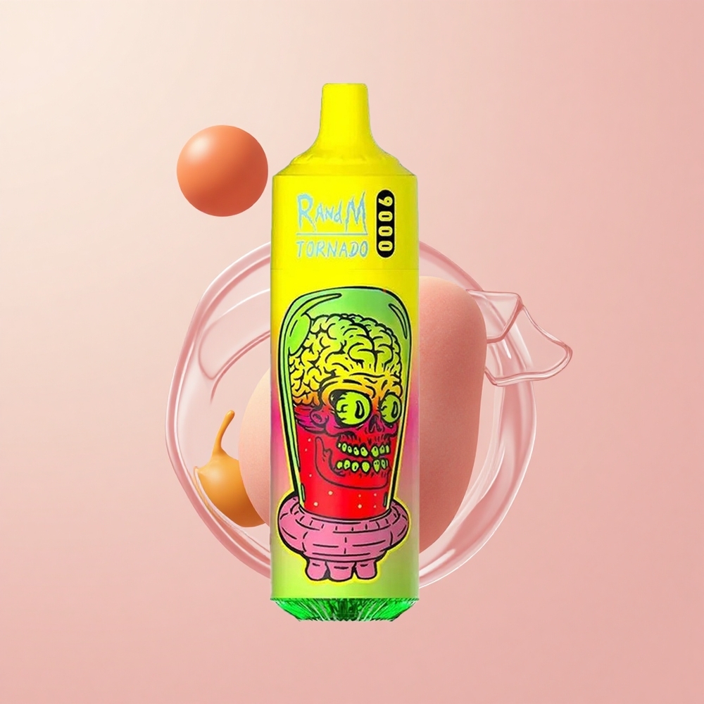 Лятна праскова лед RandM Fumot Tornado 9000 пуфове Bulgaria vape wholesale