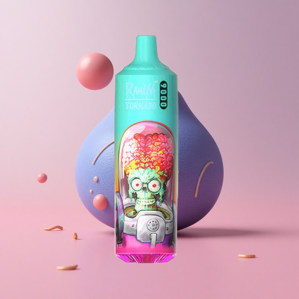 Синьо кисела малина RandM Fumot Tornado 9000 Puffs 18 мл Bulgaria vape wholesale