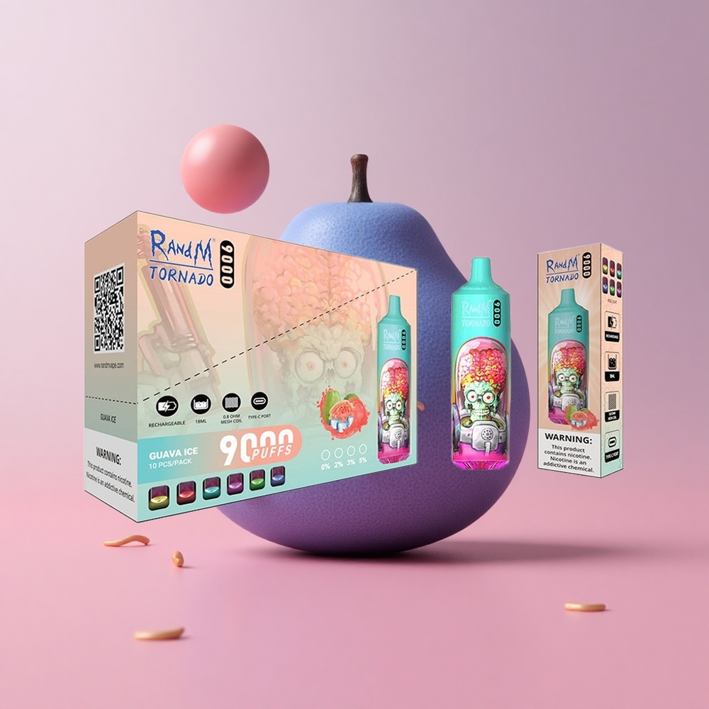 Синьо кисела малина RandM Fumot Tornado 9000 Puffs 18 мл Bulgaria vape wholesale