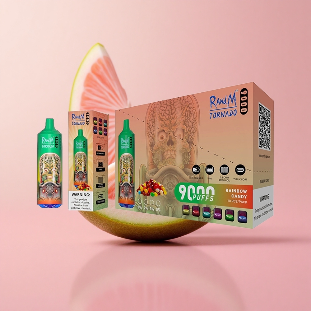 Въздушен бонбон RandM Fumot Tornado 9000 Пуфове RGB Bulgaria vape wholesale