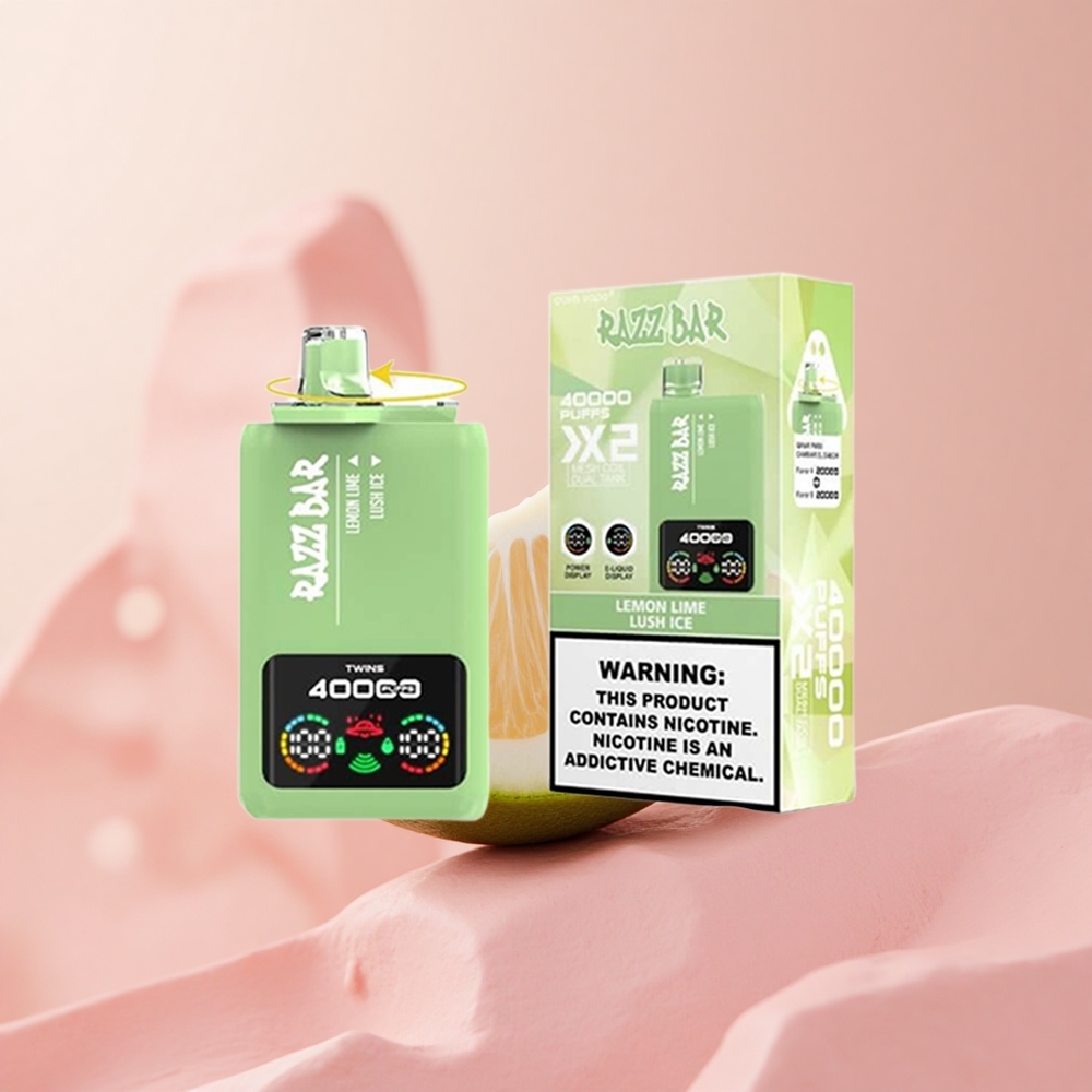 Лимон Лайм Луш Айс Razz Bar 40000 Въздушни удари 1.0Ohm 2 Мрежова намотка Bulgaria vape wholesale