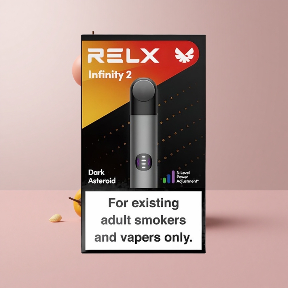 Сив RELX Infinity 2 600-650 дими Bulgaria vape wholesale
