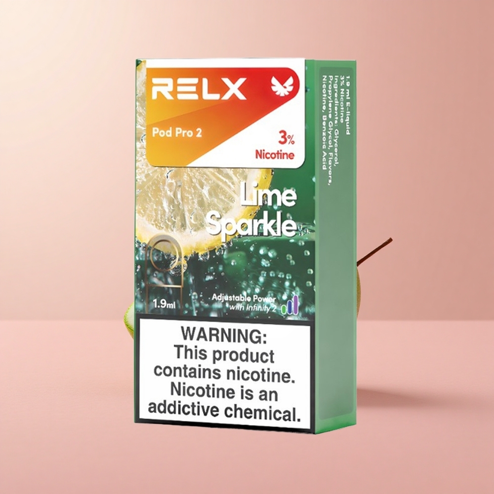 Лайм Искра RELX Pod Pro 2 600 Въздуха 3% Никотин Bulgaria vape wholesale