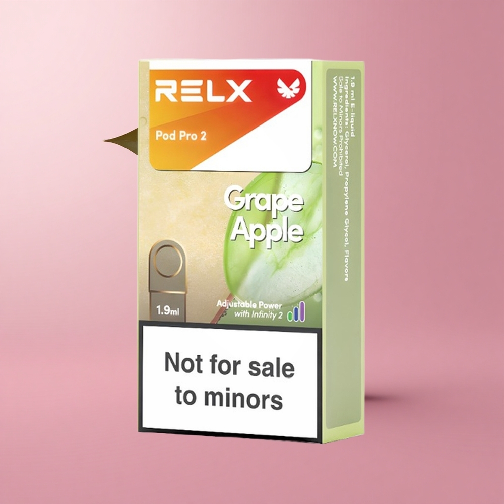 Грозде Ябълка RELX Pod Pro 2 600 пуфове Bulgaria vape wholesale