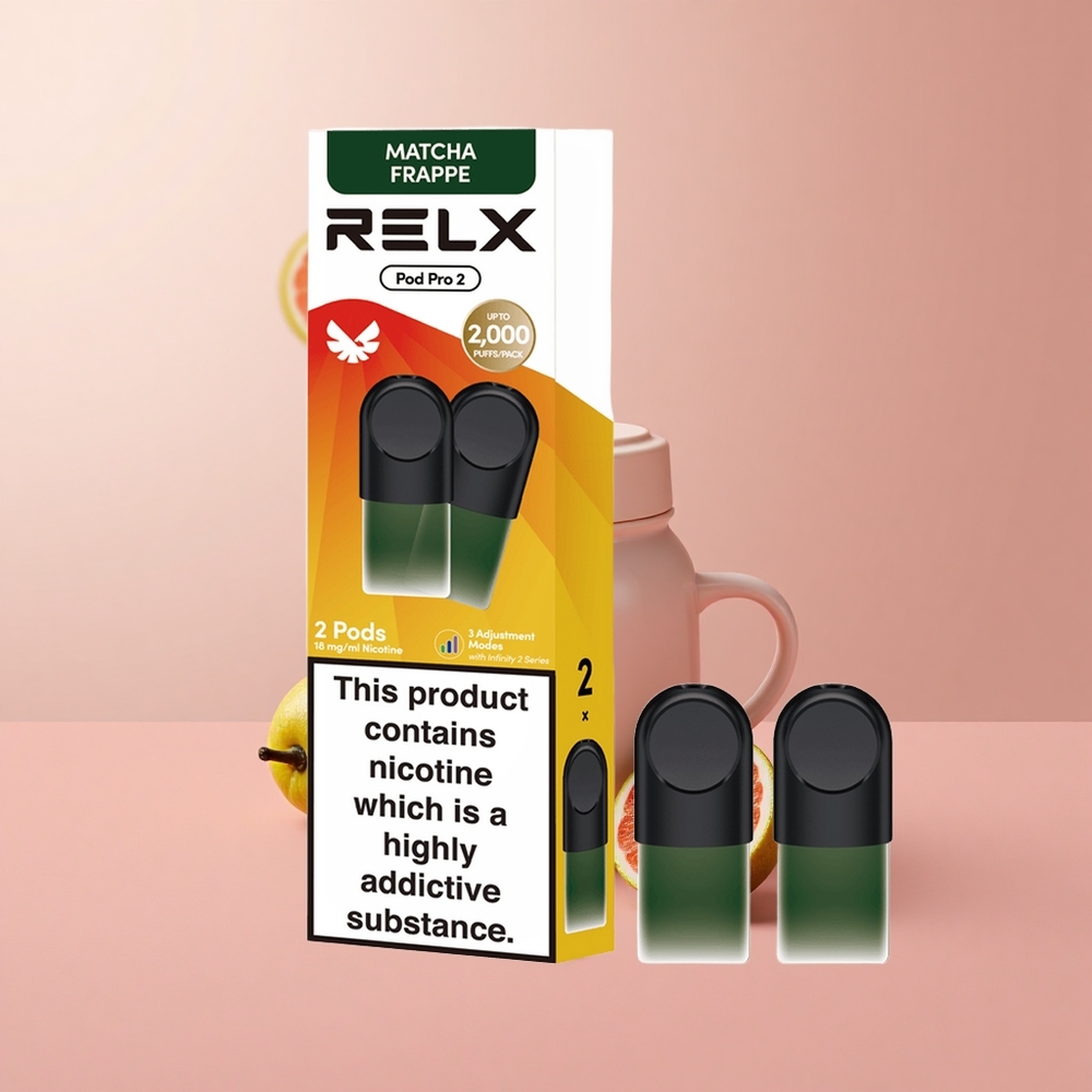 Чай-Мача Фрапе RELX Pod Pro 2 600 пуфа Bulgaria vape wholesale