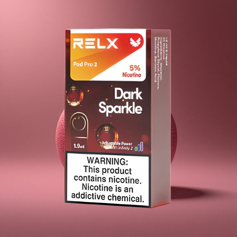 Тъмно Блясък RELX Pod Pro 2 600 Въглища Bulgaria vape wholesale