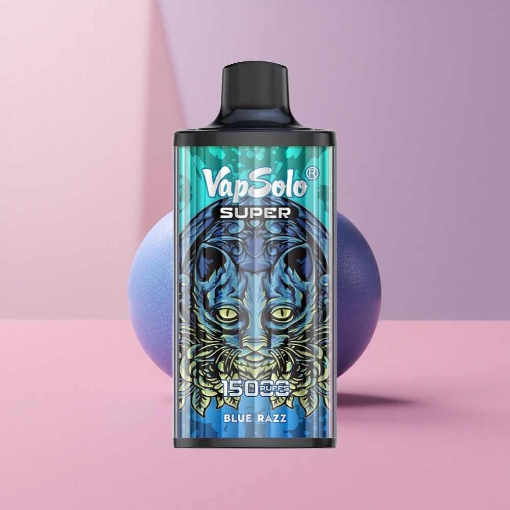 Синьо Малина Vapsolo Super 15000 пуфове 850mah Bulgaria vape wholesale