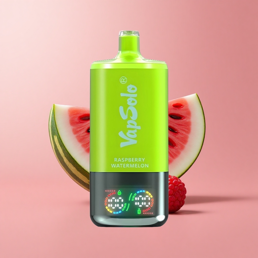 Малина Диня VapSolo Triple 30000 Пуфове 3 Резервоара Bulgaria vape wholesale