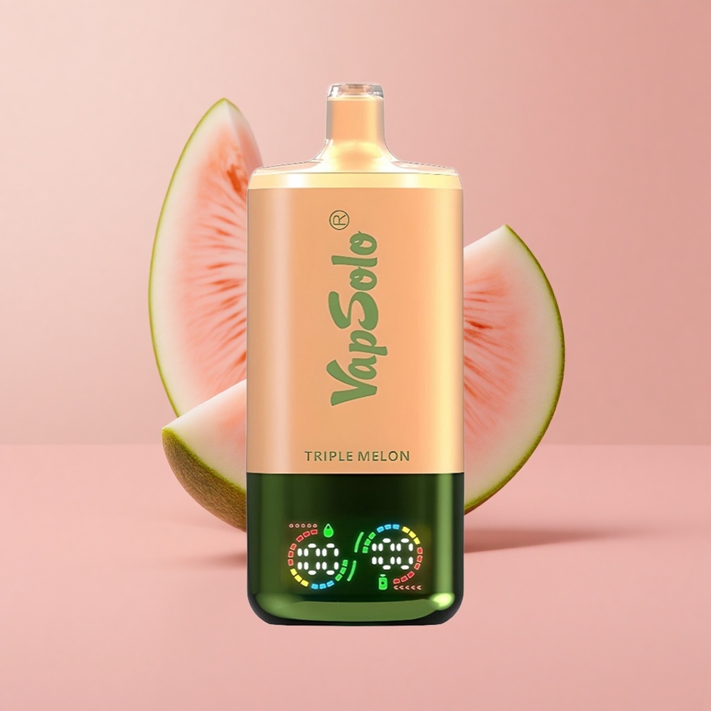 Тройна пъпеш VapSolo Triple 30000 пуфса 40ml Bulgaria vape wholesale