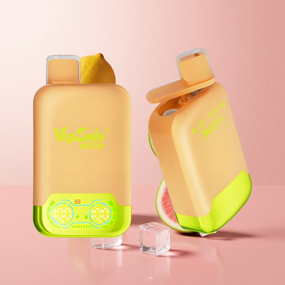 Лимоново-Диня Лед Vapsolo Twins 20000 Пуфове 40 мл Bulgaria vape wholesale