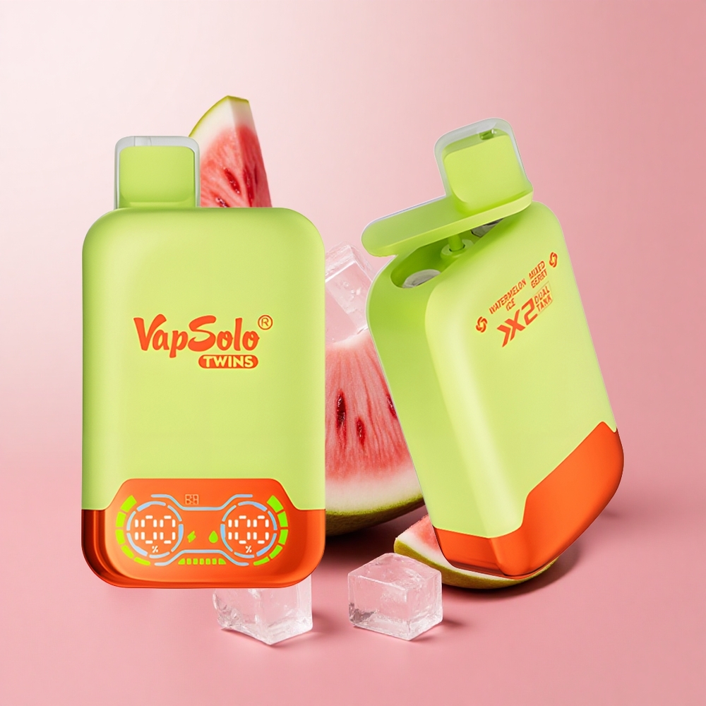 Диня Лед & Смесени Ягоди Vapsolo Twins 20000 Пуфове 40ml Bulgaria vape wholesale