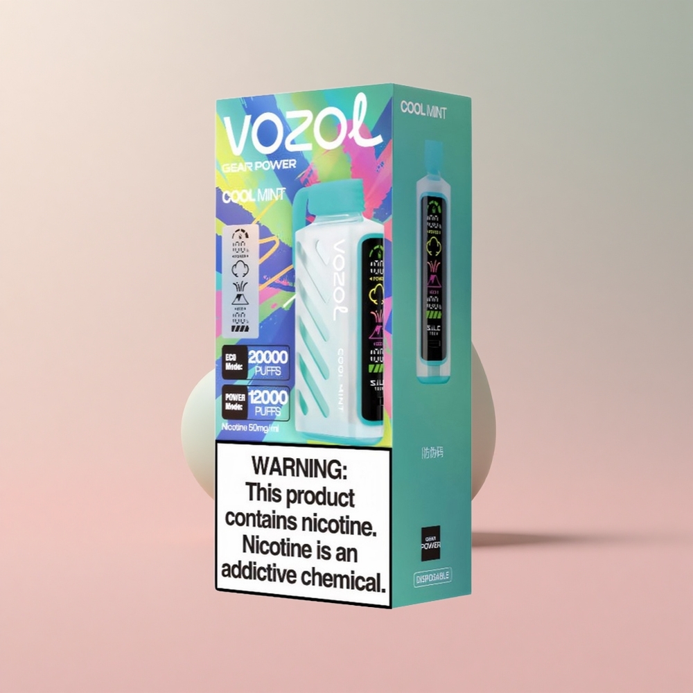 Хладен Мент VOZOL Gear Power 20000 Пуфове Dual Mesh Coil Bulgaria vape wholesale