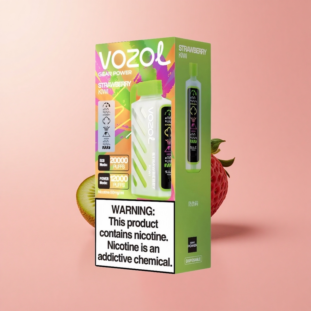 Ягода-Киви VOZOL Gear Power 20000 Пуфове ECO Mode Bulgaria vape wholesale