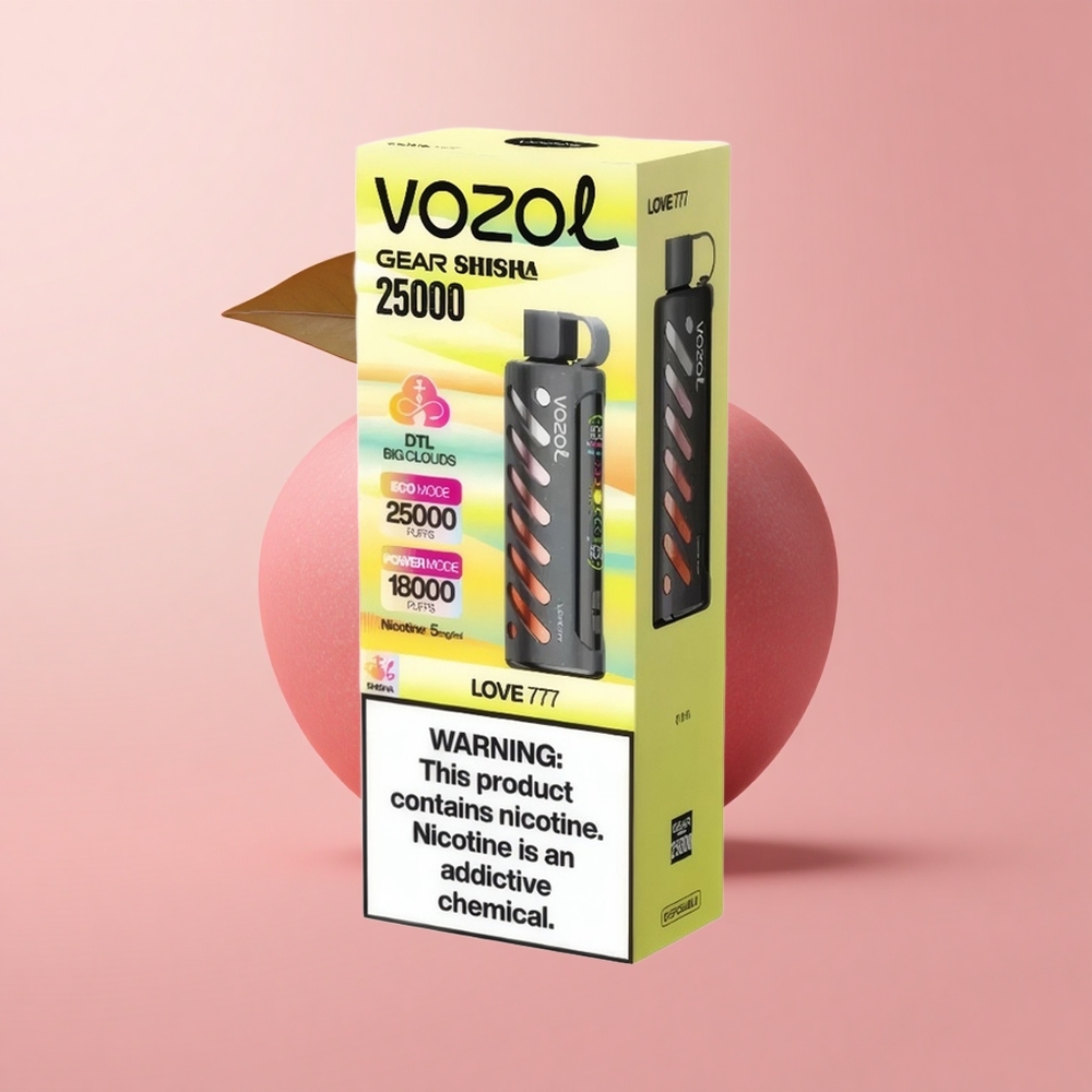Любов 777 VOZOL Gear Shisha 25000 Пуфове Bulgaria vape wholesale